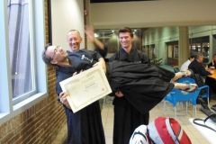 2013_08 Tamiya ryu seminar with Katsumata sensei, Louvain-La-Neuve