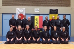 2018_08 Tamiya ryu seminar with Patrik sensei, Louvain La Neuve